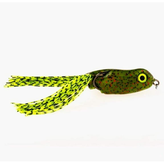 Scum Frog Pro Series Topwater Bass Fishing Hollow Body Frog Lure with Weedless Hooks, Watermelon Red, One Size