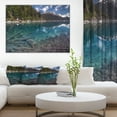 thumbnail image 1 of Blue Waters and Mountains - Impression sur Toile Paysage Extra Grand, 1 of 4