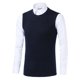 thumbnail image 5 of Chaleco de lana de invierno para hombres de mediana edad y mayores, cuello redondo, color sólido, suéter de punto, chaleco para papá, 5 of 6