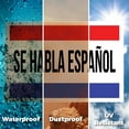thumbnail image 6 of Se Habla Español Yard Sign 10 Pack of 12 Inch x 16 Inch Single Sided Weatherproof Heavy-Duty Plastic with Stake | Spanish Language Assistance, Professional Signage, Clear Display | Made, 6 of 7