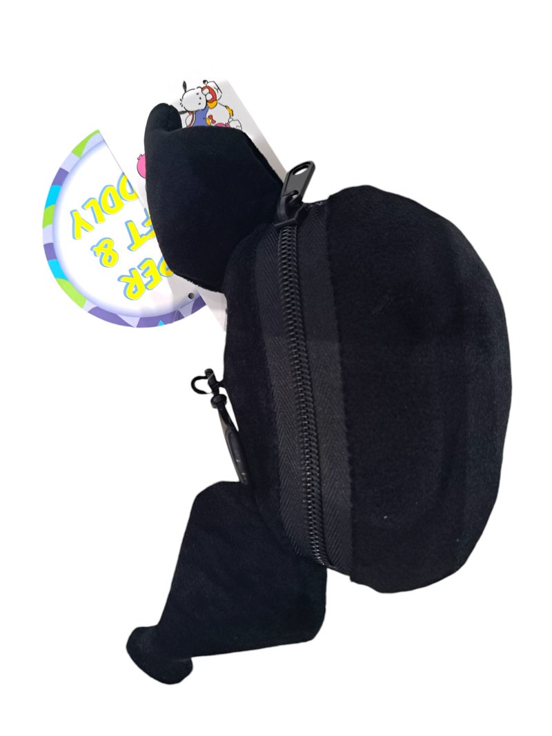 Kuromi Sequin Backpack with Plush Coin Purse Keychain  display picture 2