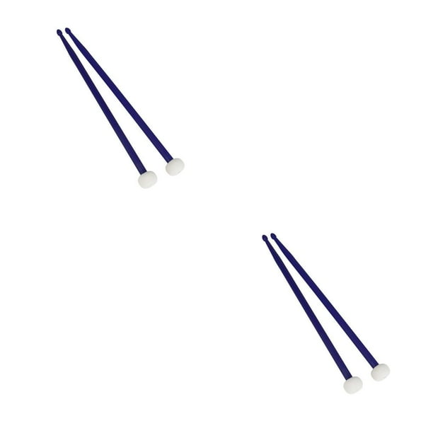 Greeniant Baquetas de timbales de , palillos de tambor de cabeza de fieltro, práctica de juego, martillo de tambor de doble cabeza estable Type6 NO6