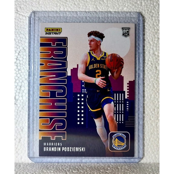 Brandin Podziemski 2023-24 NBA 5 Franchise Basketball Card Warriors 1/485