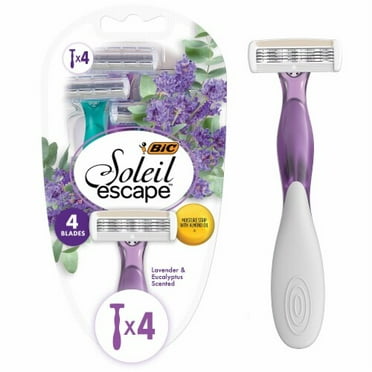 2X - BIC Soleil Escape 4-Blade Women's Razors 4 pk