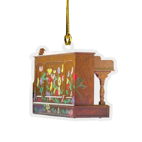 The Tour 2023 Ornament Christmas Tree Piano Decorated Acrylic Listing Hangs Home Decor