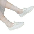 thumbnail image 2 of MSJUHEG Sheer Socks,Mesh Socks,See Through Socks,Trouser Socks Women,Lace Socks,Ladies Women’s Breathability Women Lace Mesh Stockings Socks Thin Socks White One Size, 2 of 4