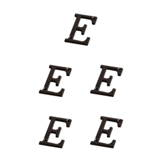 Wweixi Wide Application Metal Letters House Numbers And Stylish Choice B17--E 5Set