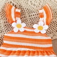 thumbnail image 6 of HAYIMI Toddler Girls Striped Camisole Tops And Lace Shorts Outfit Sets Casual Two Piece Summer Wear Classic Clothes Sets, 6 of 8