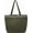 Green, variant on JennyShop Underarm Purse for Women, Quality Canvas Shoulder Tote Handbag Large Shopping Bag, Fashion Monogrammed Alphabet Pattern Bag