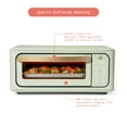 thumbnail image 6 of Beautiful Infrared Air Fry Toaster Oven, 9-Slice, 1800 W, Sage Green by Drew Barrymore, 6 of 15