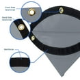thumbnail image 4 of Covers & All Round Tarp, 18 Oz PVC Polyester Tarp Waterproof with Grommets, Tear & UV Resistant, Multipurpose Use – Patio, Garden Equipment, Sports Fields, Pet House, Tent (10ft Dia, Gray), 4 of 8