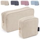 thumbnail image 1 of Bolsa de maquillaje MAGEFY de pana para monedero, 2 unidades, de viaje, con cierre, 1 of 7