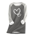 thumbnail image 2 of Neewe Women's Thick Fleece Fall Sweatshirts Crewneck Long Sleeve Winter Casual Pullover Soft Warm Shirts Tops, 2 of 5