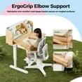 thumbnail image 3 of Wooden Kids Study Desk,Multi Functional Children Study Table,,Student Writing Desk with Tilt Desktop, Drawer, Storage Shelf, Pen Holder for Boys Girls Home, 3 of 7