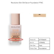 Revolution Skin Silk Serum Foundation Makeup, Medium Coverage, F7NC, 0.77 fl oz