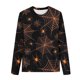 thumbnail image 4 of Ichuanyi liquidación de la moda mujer casualidad casual halloween halloween impreso cuello redondo de camiseta suelta blusa blusa ICHUANYI WER202308216191, 4 of 5