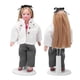 thumbnail image 1 of Personas De Porcelana En Miniatura, Soporte Estable Extremidades Móviles Mini Muñeca De Cerámica Para Casa De Muñecas Escala 1/12, 1 of 7