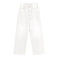 thumbnail image 5 of Nfurl Womens Jeans High Rise Straight Leg Denim Pants with Pockets Elegant Fitted Business Casual Going Out Ladies Jeans White,XXL, 5 of 5