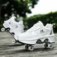 thumbnail image 5 of KOFUBOKE Roller Skate Shoes - Sneakers - Roller Shoes 2-in-1 Suitable for Outdoor Sports Skating Invisible Roller Skates The Best Choice for Building Confidence Style, 5 of 7