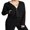 Black, variant on Women Waffle Workout Sports Jackets Solid Color Zip Long Sleeve Yoga Track Hoodies Athletic Running Jackets Coat