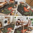 thumbnail image 5 of Spring Mushrooms Area Rugs 3'x5', Washable Small Throw Rugs for Living Room Bedroom, Farmhouse Pastoral Botanical Brown Wood Indoor Outdoor Rug Non-Slip Low Pile Carpet Runner Reversible Floor Mats, 5 of 8
