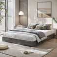 thumbnail image 2 of Kojooin Solid Wood Platform Bed, Floor-Standing Bed Frame with Wooden Slats, Space-Saving Design and No Box Spring Needed, 2 of 6