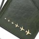 thumbnail image 2 of Funda para Porta Cuero PU Bloqueo RFID Mujeres Hombres () Verde, 2 of 9