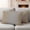 Biscotti Beige and Grey, variant on Brown Gray Ombre Outdoor Waterproof Throw Pillow Covers 16x16 Set of 2, Modern Gradient Abstract Art Decorative Pillowcases Cushion Pillowcase for Couch Sofa Patio Outside Pillow Protector