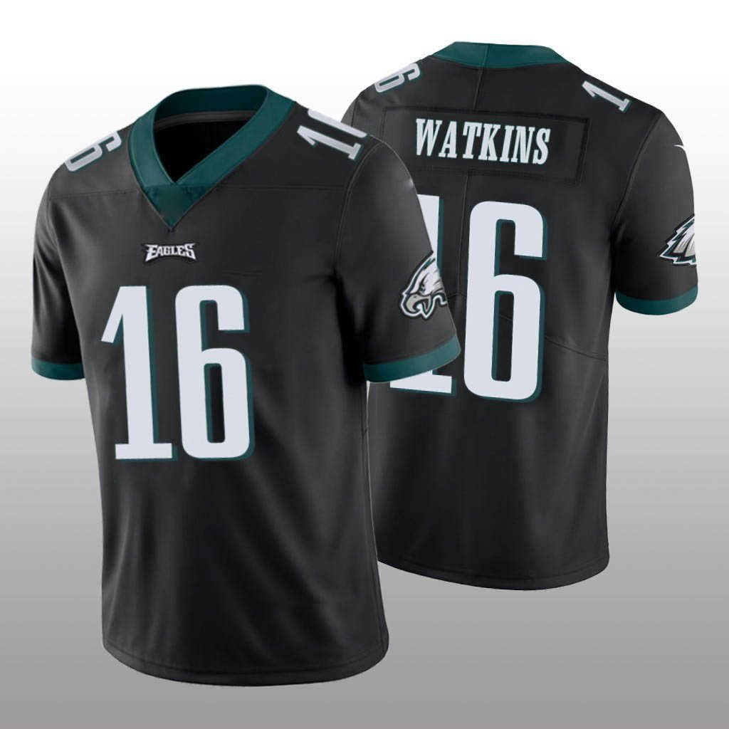 NFL_ Philadelphia''Eagles''Men DeVonta Smith #6 Miles Sanders #26 Jalen  Hurts #1''Super''Bowl''White LVII football Jersey 