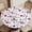 4th of July Stars, variant on Patriotic Baseball Lace Round Fitted Tablecloth 40"-44" Washable Table Cloth Polyester Table Cover with Elastic Edge Independence Day Decoration Tablecloth for Dining Wedding Party Banquet