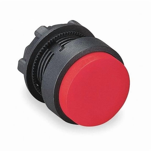 Schneider Electric Extended Push Button,Red,Non-Illum,22mm ZB5AL4