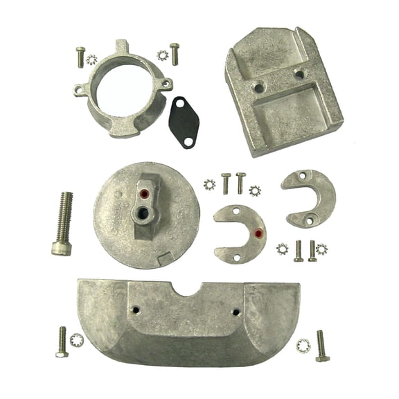 Complete Zinc Anode Kit Fits Mercruiser Alpha 1 Gen 2 Engines 1991 and Newer Military Grade Zinc Replaces 888756Q03 18-6158Z CMALPHAKITZ  Made in the USA