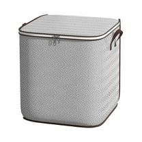 JoyMoreHome Storage Closet Organizers and Storage Box Quilt Storage Basket Travel Large Capacity Clothing Organization Zipper Saving Toy Storage Bag Tote Drawers