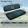 thumbnail image 3 of FUIALDOLG Blue Boho Mandala Frog Print Golf Cart Seat Cover for Women Men, Breathable Universal Ezgo Golf Cart Front Seat Cover Easy to Install Vehicle Accessories, 3 of 8