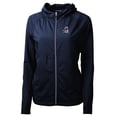 thumbnail image 2 of Women's Cutter & Buck Navy Springfield Cardinals Adapt Eco Knit Hybrid Recycled Raglan Full-Zip Jacket, 2 of 3