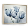 thumbnail image 2 of Designart "Embrace Fragile Soar I" Tulips Floater Framed Canvas Prints, 2 of 5