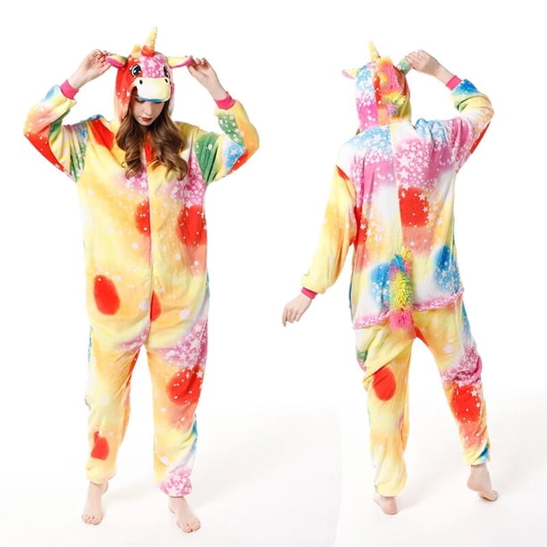 Pijamas de dibujos animados para niños y niñas, ropa de dormir de invierno, monos, monos, oso, leopardo, pingüino xuanjing unisex