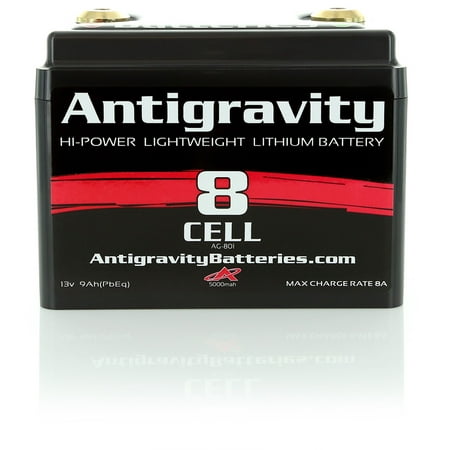 Antigravity Batteries AG-801 Lithium 8-Cell Small Case Powersports/Motorcycle Battery 240
