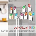 thumbnail image 4 of Reflective Christmas Car Magnet Set, Christmas Holidays Car Bulb Shape Magnets for Refrigerator Mailbox Car Christmas Ornaments 12-Pack, 4 of 5