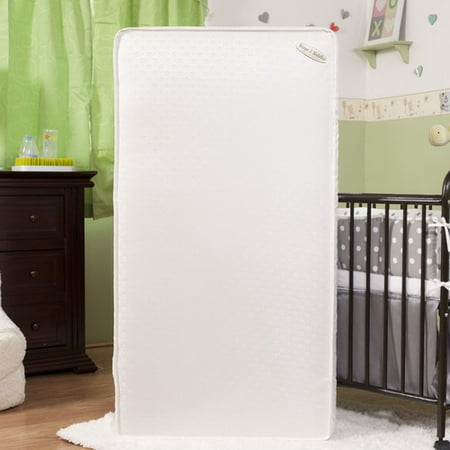 L.A. Baby Natural I 5.75'' Crib Mattress with Jacquard Cover & Cotton Layer