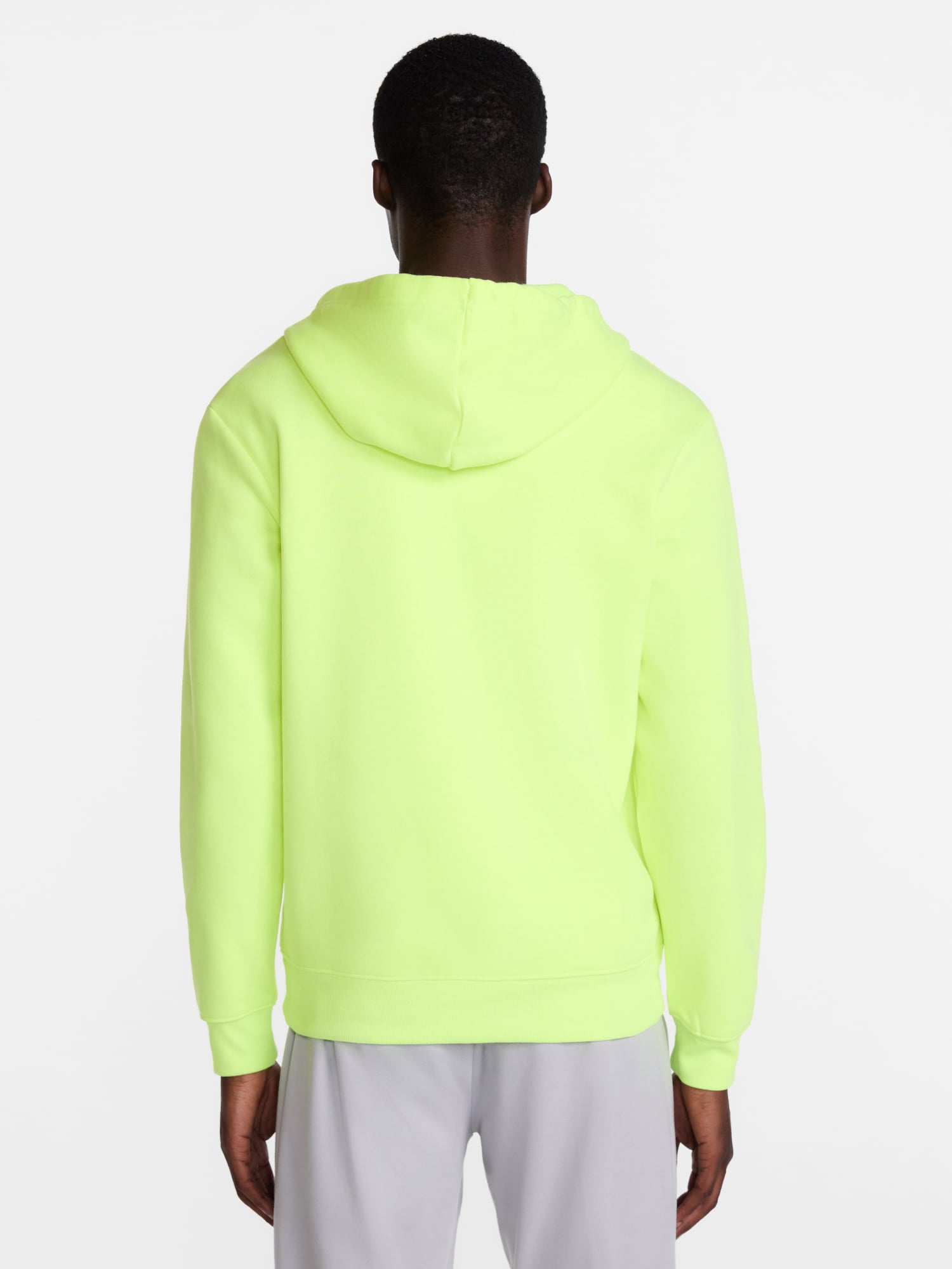 Athletic Works Men's and Big Men's Zip Up Fleece Hoodie Sweatshirt, Sizes XS-4XLT