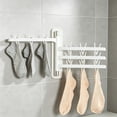 thumbnail image 4 of Oefntac Rotatable Foldable Drying Rack Multifunctional Hanger Multiple Clips Underwear Sock Wall Mounted No Drill, 4 of 6