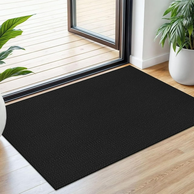 Braided Area Rug x Ft Washable Rugs for Entryway Throw Rugs Rubber Backed Boho Door Mat Indoor Entrance Cotton Kitchen Rugs Woven Front Door Rug for Foyer Living Room Tan/