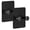 Black, variant on Stonego 1PC/2Pcs/4Pcs Waterproof Razor Holder - Wall-Mounted Shaver Rack, Multifunctional Bathroom Razor Organizer Shelf for Easy Access and Storage