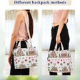thumbnail image 4 of FORMRS Womens Corduroy Tote Bag Crossbody Shoulder Handbag with Pocket, Brown Nordic Christmas, 4 of 7
