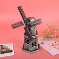 thumbnail image 4 of Adornos de molino de viento holandés de estilo europeo, artesanía en miniatura, decoración de escritorio para oficina y hogar., 4 of 13