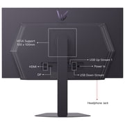 LG 27 UltraGear QHD 1440p OLED 240Hz Gaming Monitor, Black, 27GX704A-B