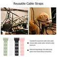 thumbnail image 3 of unbranded 12Ud Organizadores De Cables De Silicona Reutilizables Para Escritorio Multicolor Con Flexible, 3 of 8