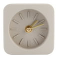 thumbnail image 2 of Desk Clock, 3.9 X 3.9 X 1.8in Clock, Not Included Batteries Home For Office Brown, 2 of 8