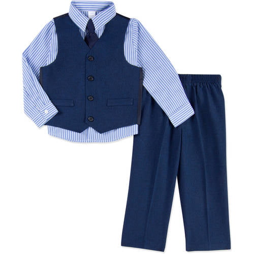 GEORGE - George Baby Toddler Boy Boy Special Occasion Dressy Vest, 4 ...